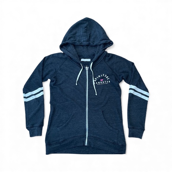 Spiritual Gangster Tops - Spiritual Gangster - Women's Peace Love & Yoga Zip Up Hoodie